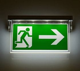 Exit and Emergency Lighting Failures Rate